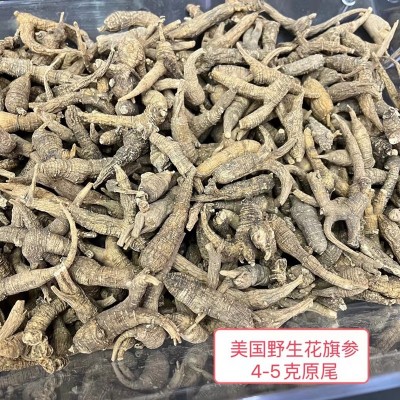 现货野生花旗参1克规格4-5克规格参段西洋参片可切片50克批发代发