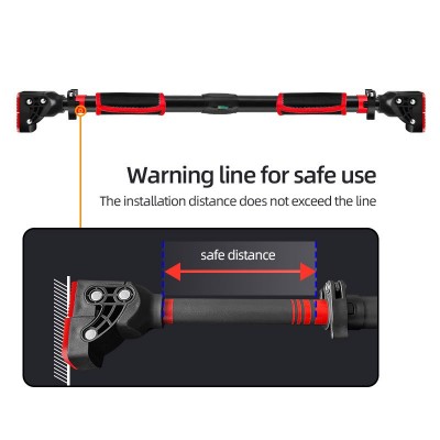 室内单杠引体向上器家用免打孔成人健身门上墙体多功能家庭单杠