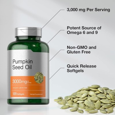 跨境南瓜籽油软胶囊Pumpkin seed oil soft capsules现货可OE M